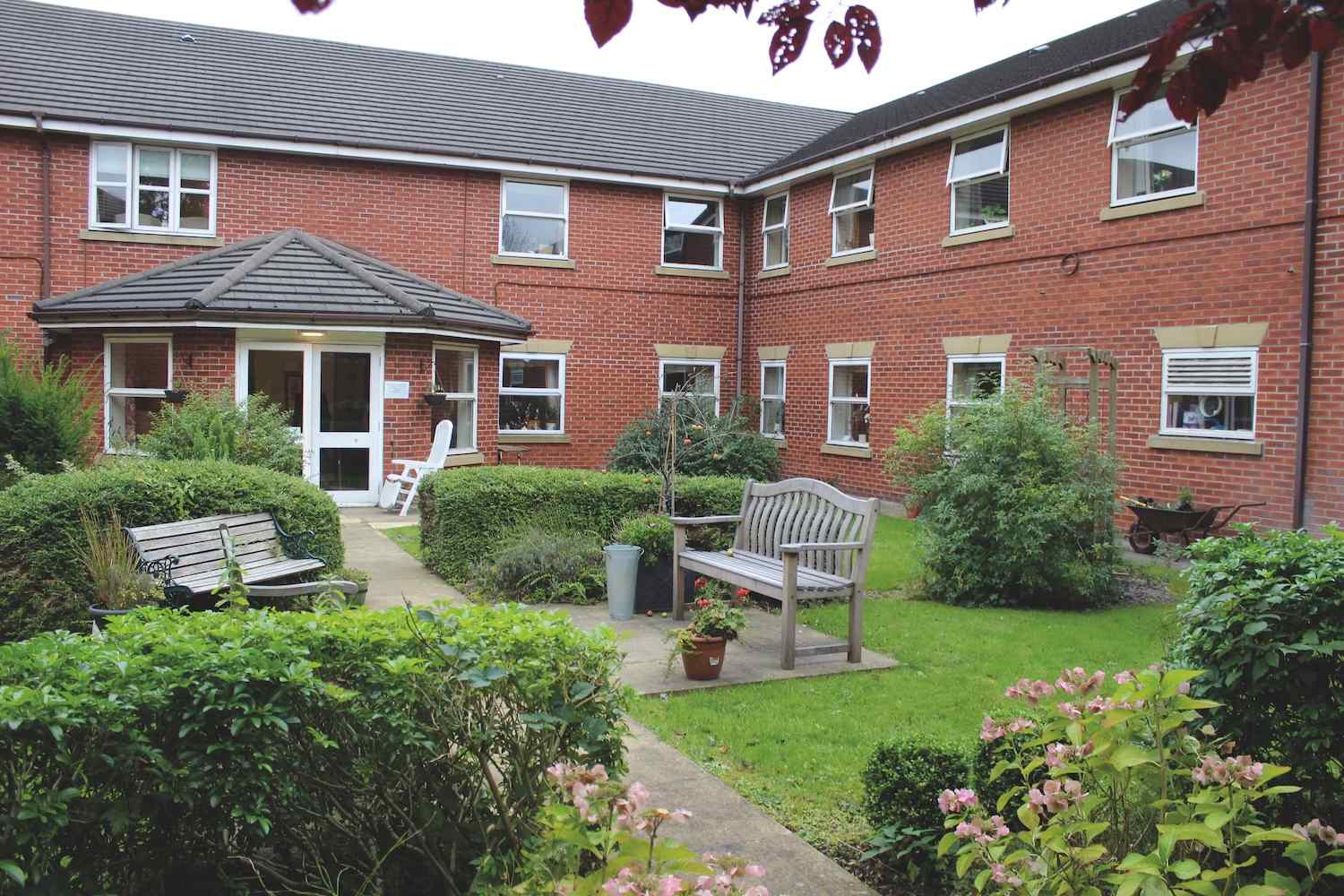 exterior of our home and garden area