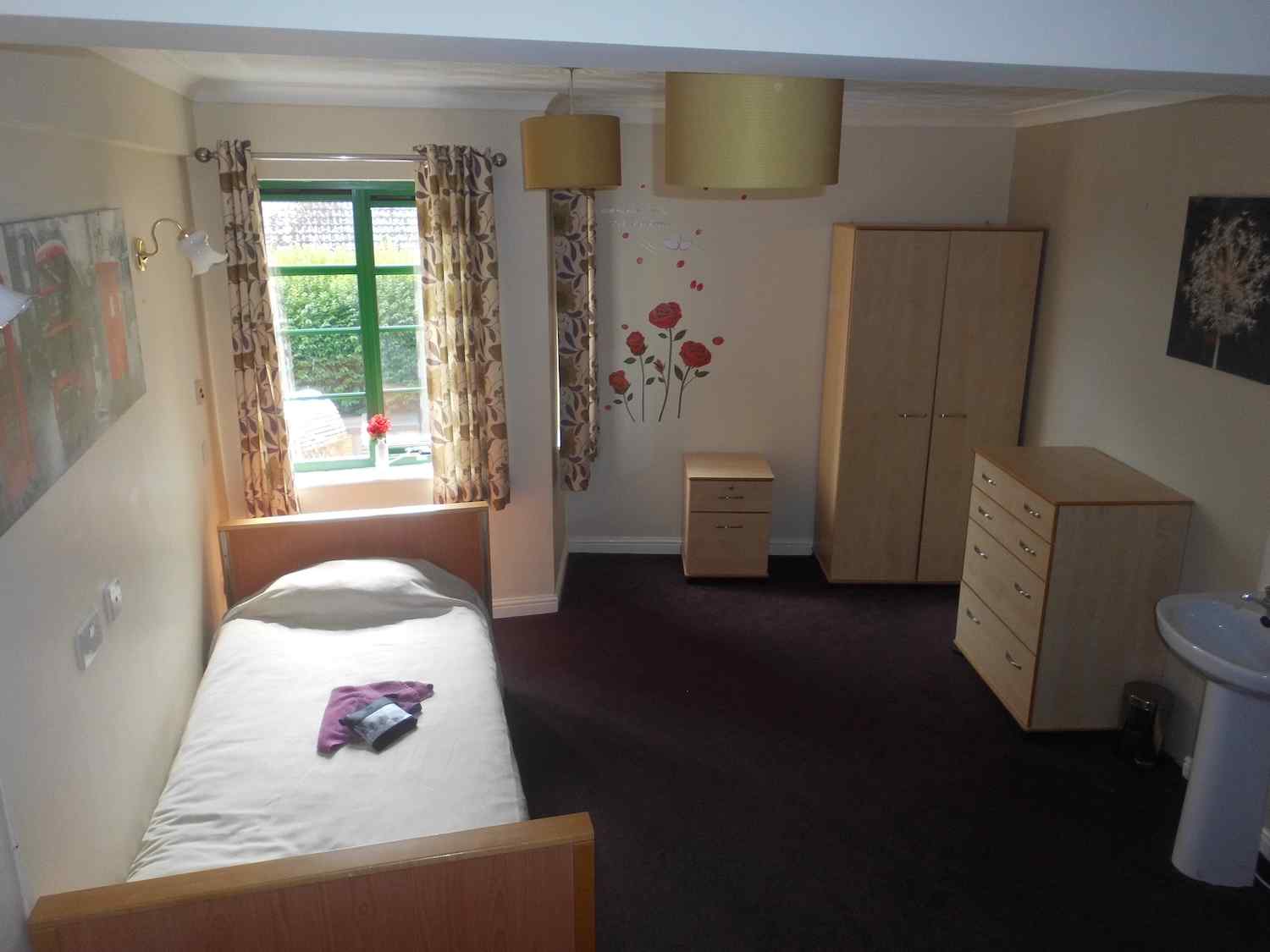 top view of one of our bedrooms